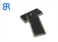 요업 반대 금속 RFID 하드 태그 작은 사이즈 검은 고감도 -17dBm